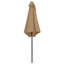 Parasol de jardin extérieur en polyester taupe-1193059926