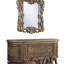 Miroir Constantine brun et doré (miroir seulement)
