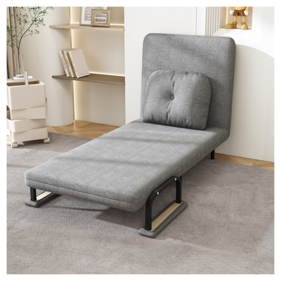 Canapé-lit pliant convertible 5-en-1 avec dossier réglable - Fauteuil-lit peu encombrant pour le salon et le bureau