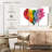 Hardie Rainbow Floral Heart-106427852