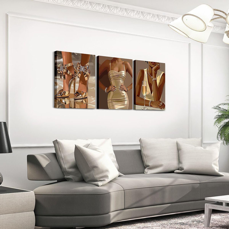 3 Piece Wrapped Canvas Print