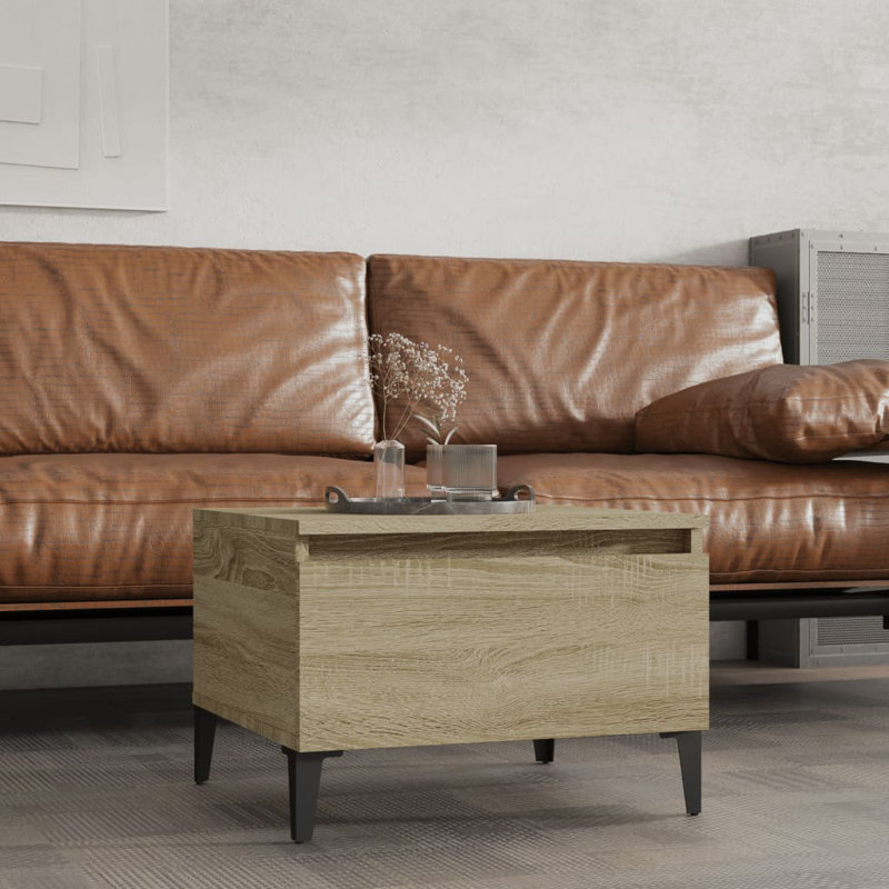 Agne End Table, Brown Oak