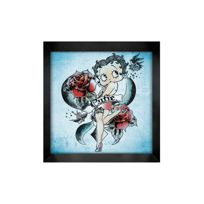 Betty Boop- Cutie 12x12 Gel-Coat Framed Poster