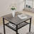 Bar Table, Equipped With 2 Bar Stools , With Backrest And Partition-1128437477