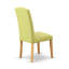 L'ensemble 5 pièces de table et chaises de cuisine comprend une table de salle à manger ronde avec Dropleaf et 4 chaises de salle à manger Parson en lin Limelight, chêne-1238114376-1238114378-1278237290