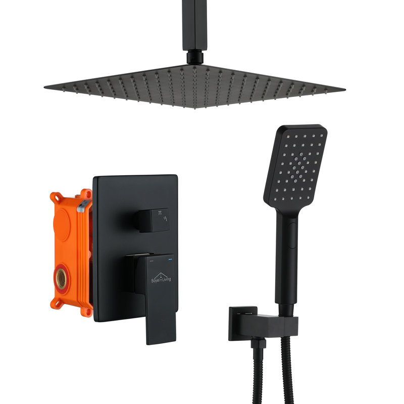 All-In-One Kit with Rough in-Valve, Matte Black