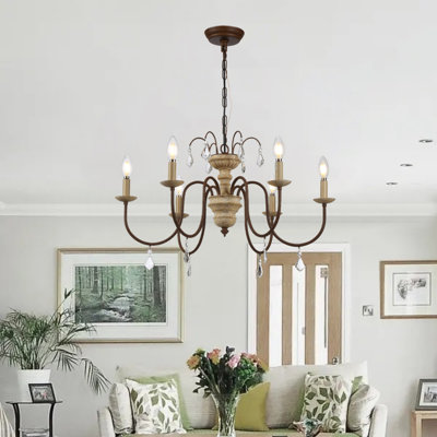Plazonja 6 - Light Dimmable Classic / Traditional Chandelier