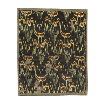 Wool Ikat Area Rug
