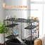Large Hamster Cage Rat Cage with Wheels Tubes Storage Shelf Ramps