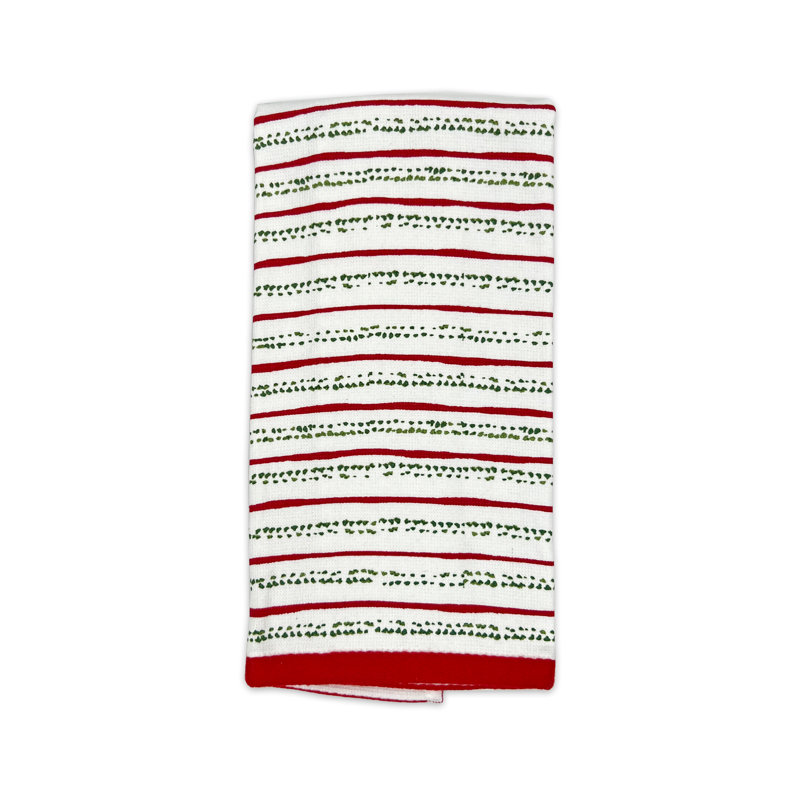 Lenox Bayberry Merry & Bright Kitchen Towels 4 Pack Set