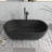 63'' X 31'' Freestanding Soaking Terrazzo Bathtub-106837571