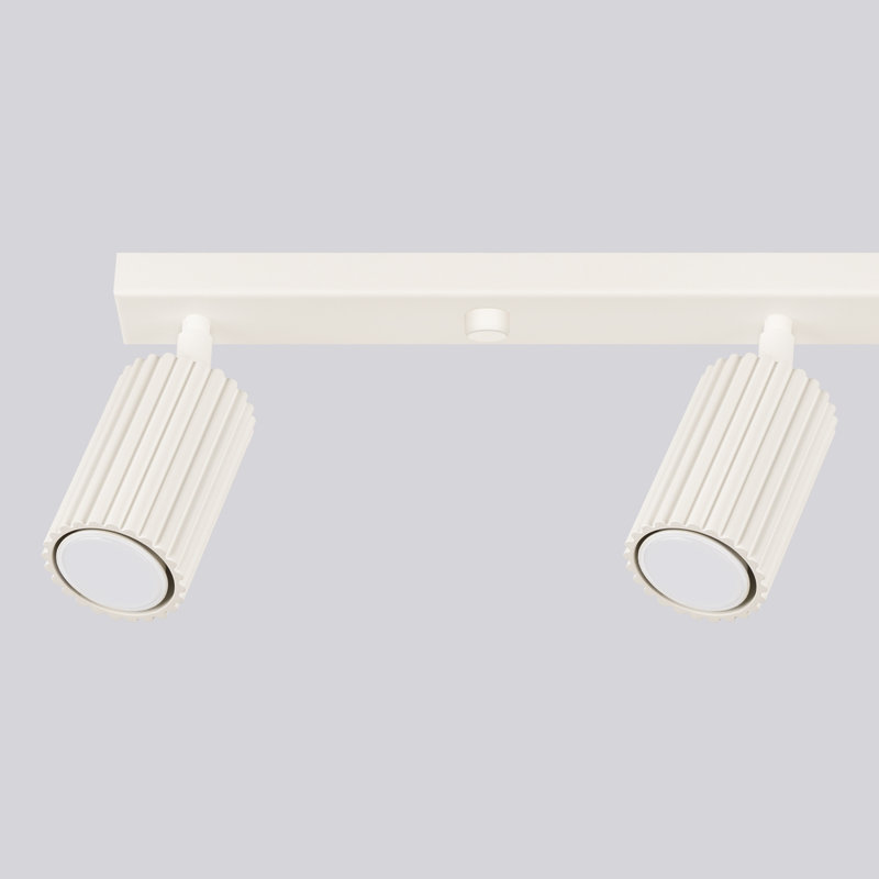 Karbon Aluminium Flush Mount, Beige, 81x6,5x16,5 cm