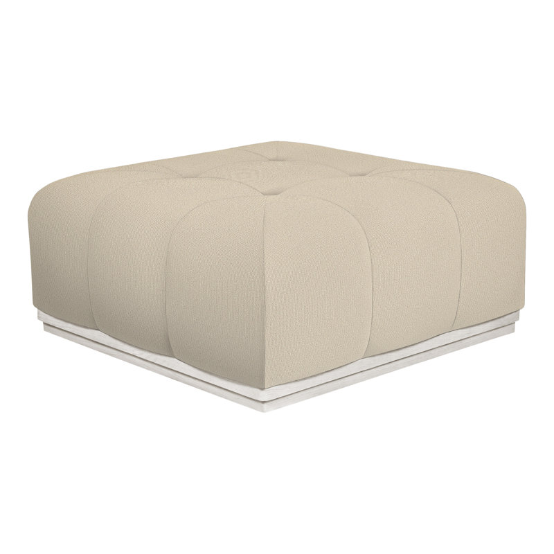 Denison By Thom Filicia Square Ottoman, Casa Blanca, Tuck Linen