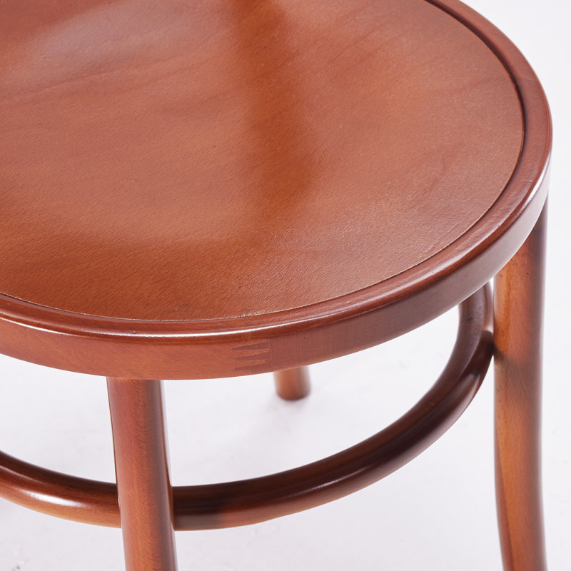Medieval Solid Wood Side Dining Chairs, Walnut