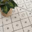 Tapis géométrique beige en polypropylène tissé à la machine Mcgrane-1590787882