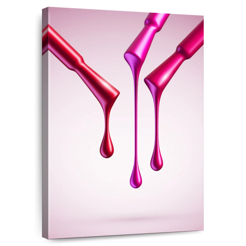 Vernis à ongles rose Shuttleworth, H 30 po x l 20 po