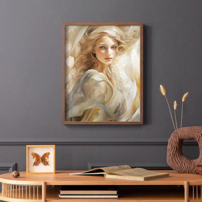 WOMEN Series Cxxxvi - reproduction encadrée de qualité supérieure - prête à être accrochée - aucun clou requis