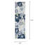 Tapis d'intérieur tissé à plat gris Dimmick-25441431