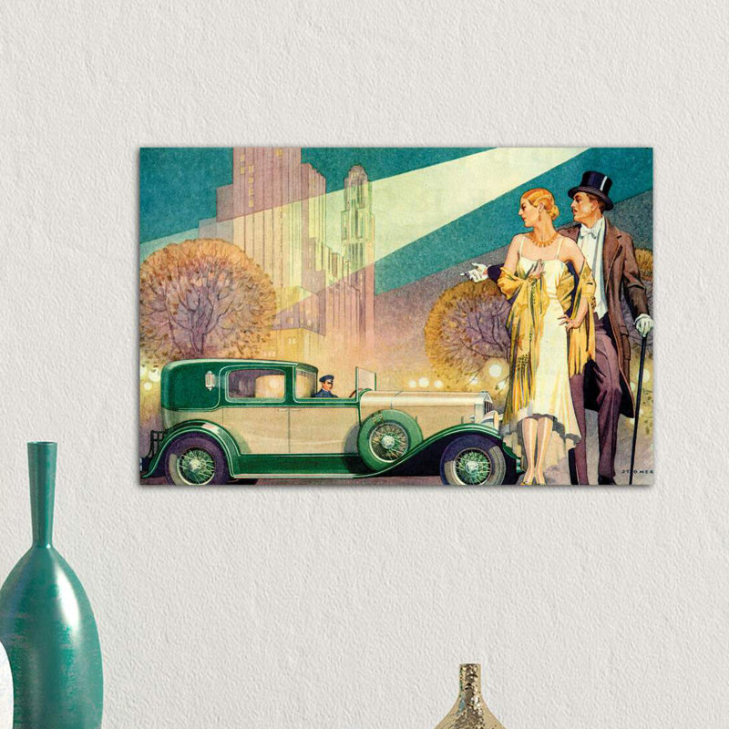 1929 Franklin Magazine Advert Detail - Wrapped Canvas Print, 66.04 cm H x 45.72 cm W x 1.91 cm D
