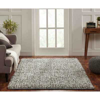 Tapis bleu fait à la main Medon