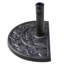 Resin 9kg Parasol Base for Φ3.8cm, Φ4.8cm Poles, Bronze Tone