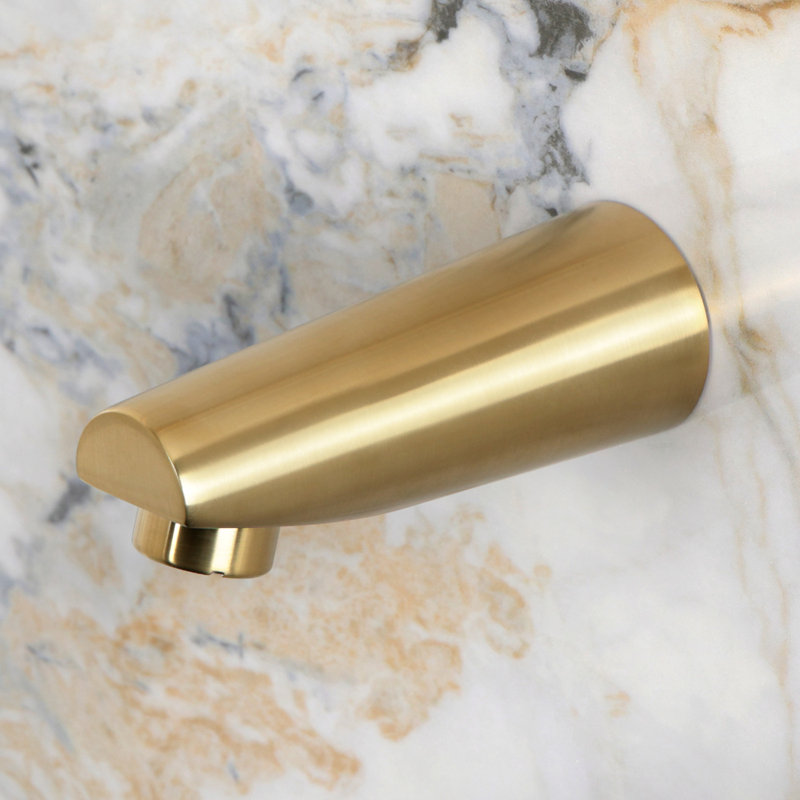 Kingston Brass Concord Single-Handle Pressure Balanced Tub Faucet, Trim Only, Brushed Brass