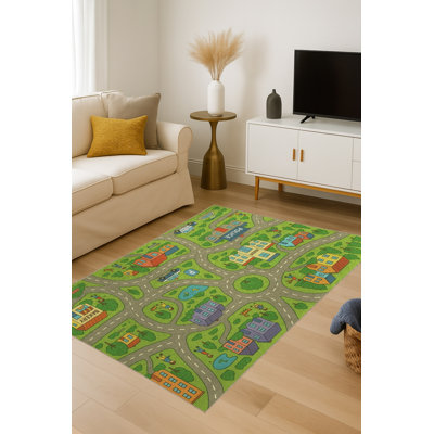 Tapis gris tissé Mosso Kilim