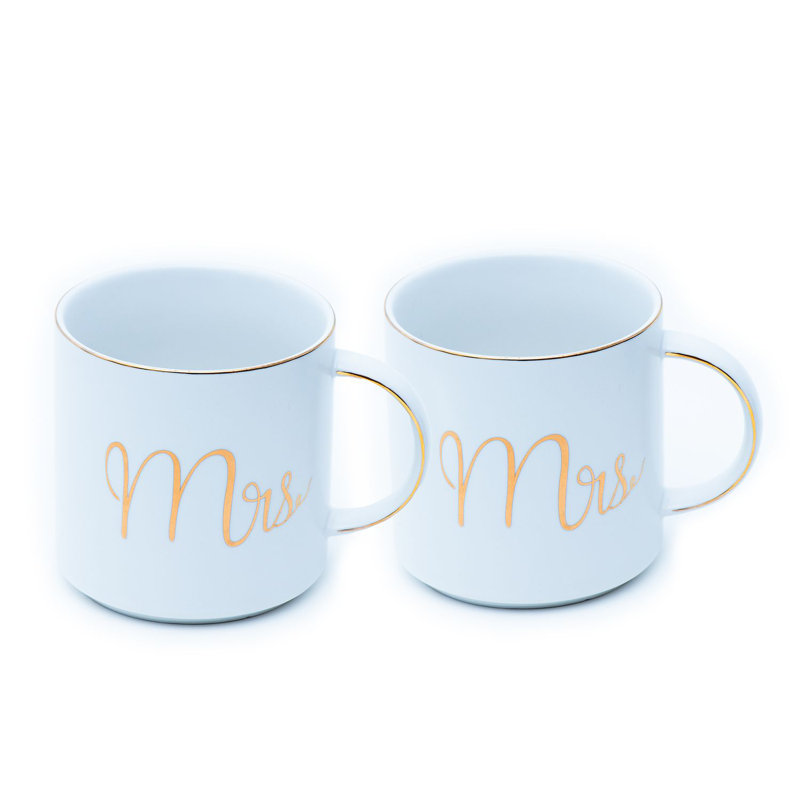 Axelson Porcelain Coffee Mug, White