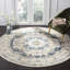 Tapis oriental ivoire et bleu Annette-22734821
