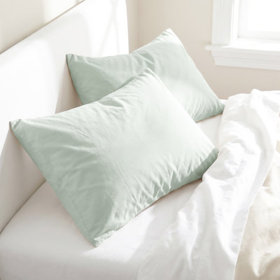 Ensemble de taie d'oreiller 100% coton américain en lin doux (respirant) de qualité hôtel