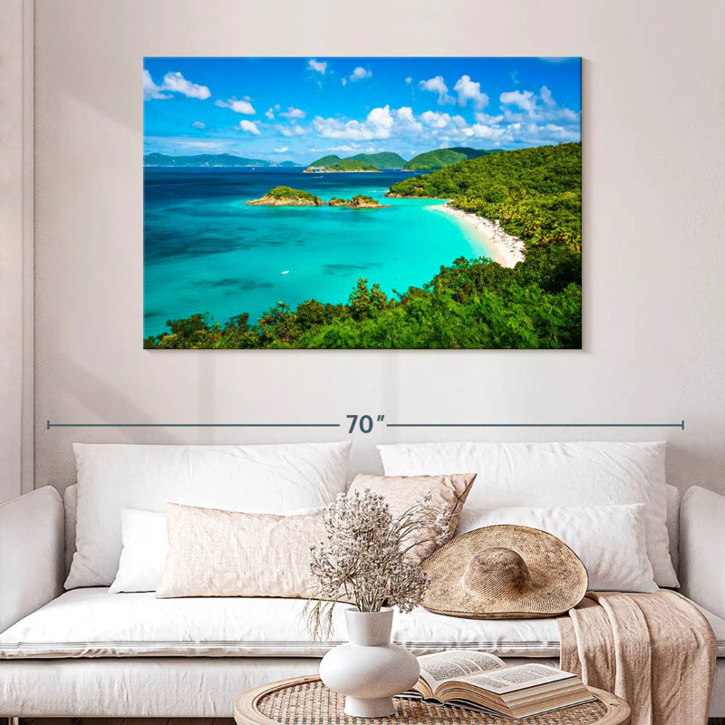 Gillard Trunk Bay Seascape, H 32 po x l 48 po