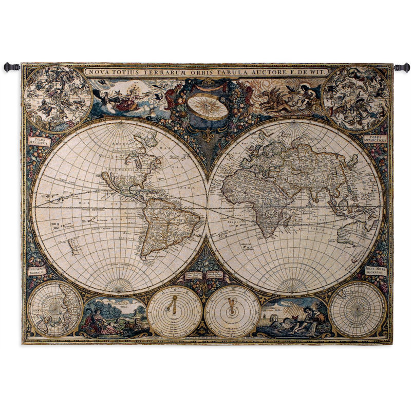Tapisserie « Old World Map »