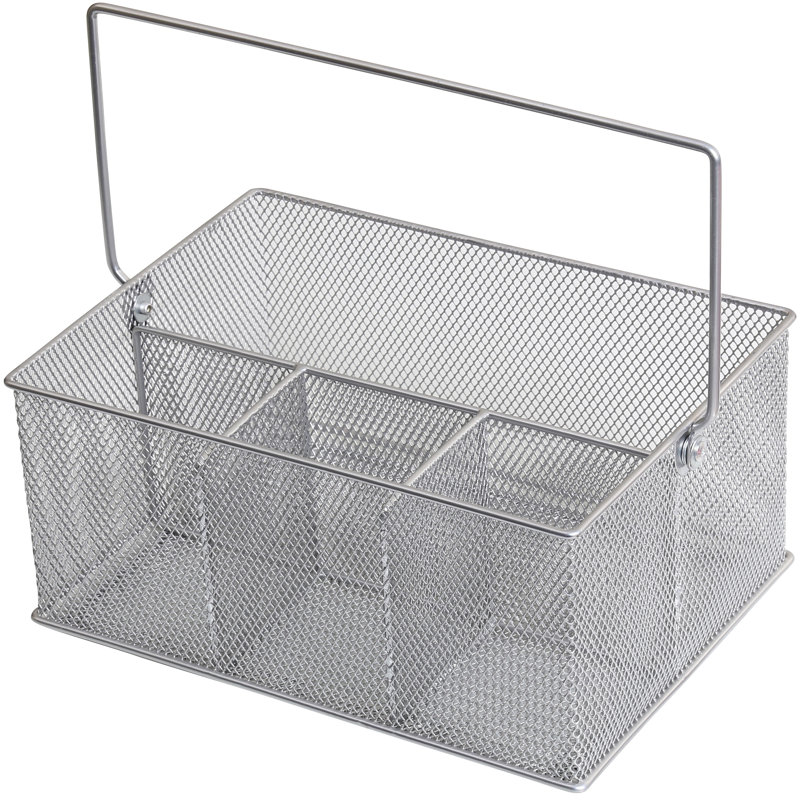 Mesh Condiment Caddy and Napkin Holder