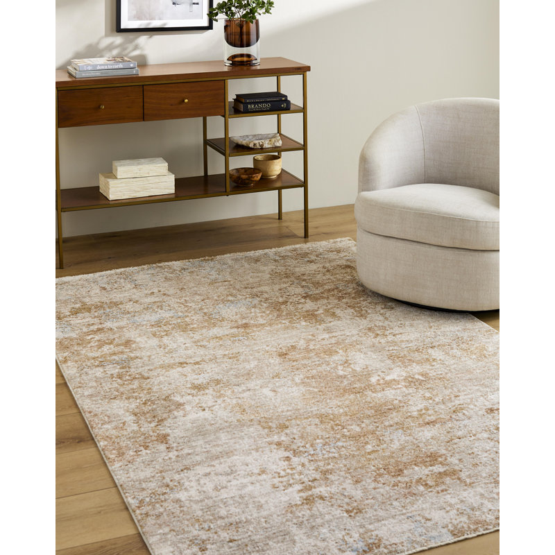 Tapis tissé à la machine Deise, Rectangle 2 pi x 2 pi 11 po