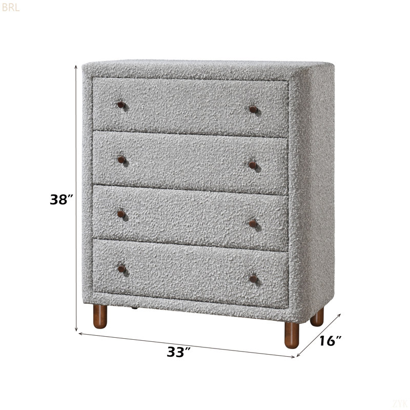 Cleo Gray Boucle Chest