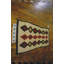 Rectangle Ivory Beige Cream White Allover Geometric 1930s Wool Flat Weave Antique Rug