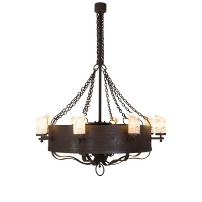 Lustre tambour à 6 lumières DEL Parnella