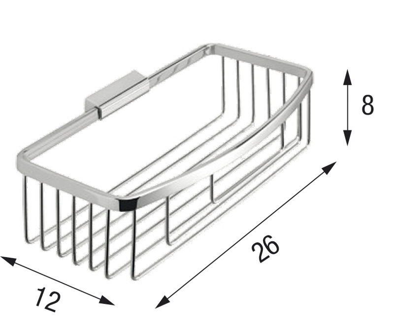 Wall Mounted Shower Basket