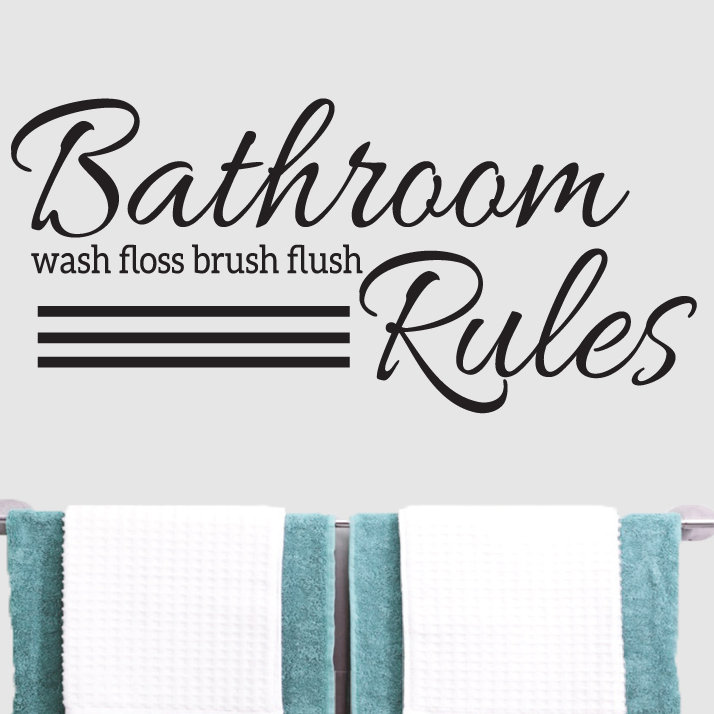 Text & Numbers Non-Wall Damaging, Black