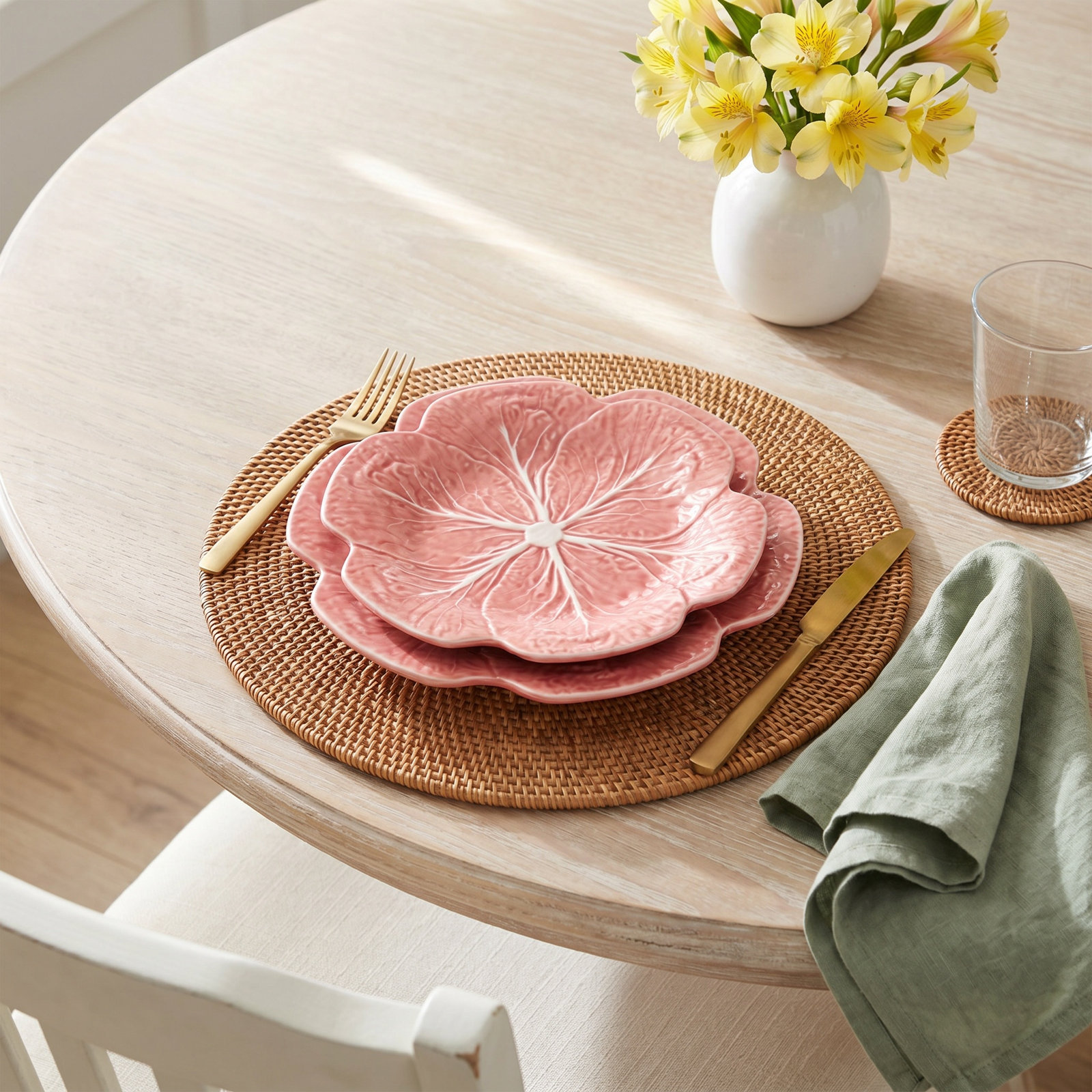 Cabbage Pink 10" Dinner Plate