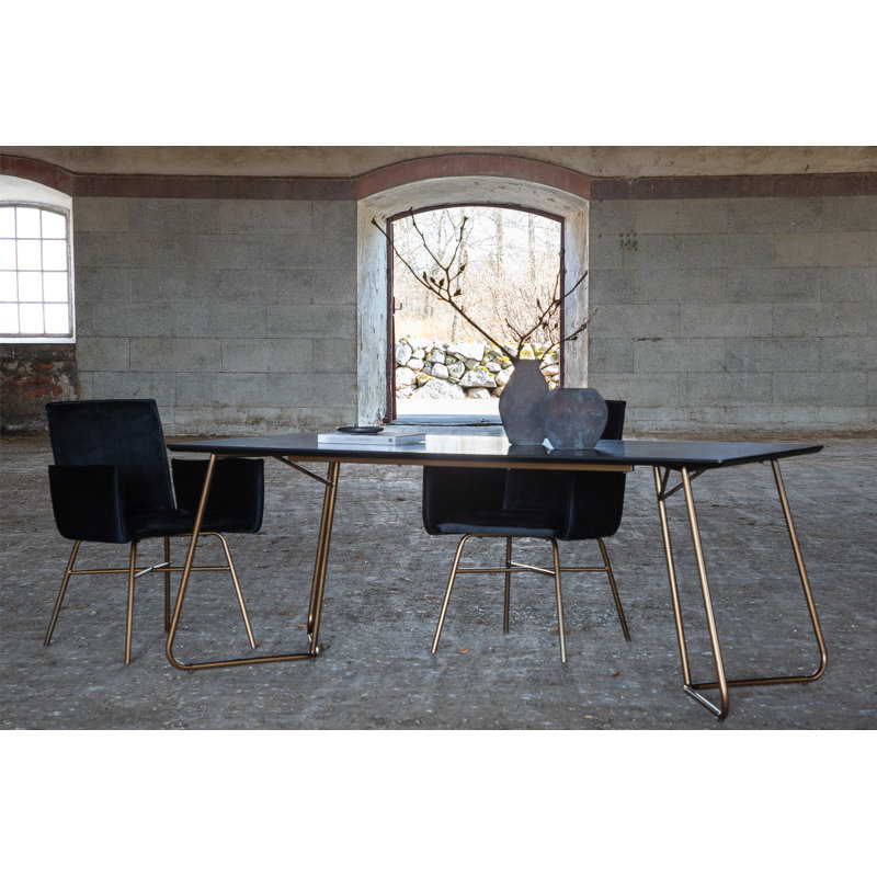 Hofmann Rectangular Dining Table, Copper