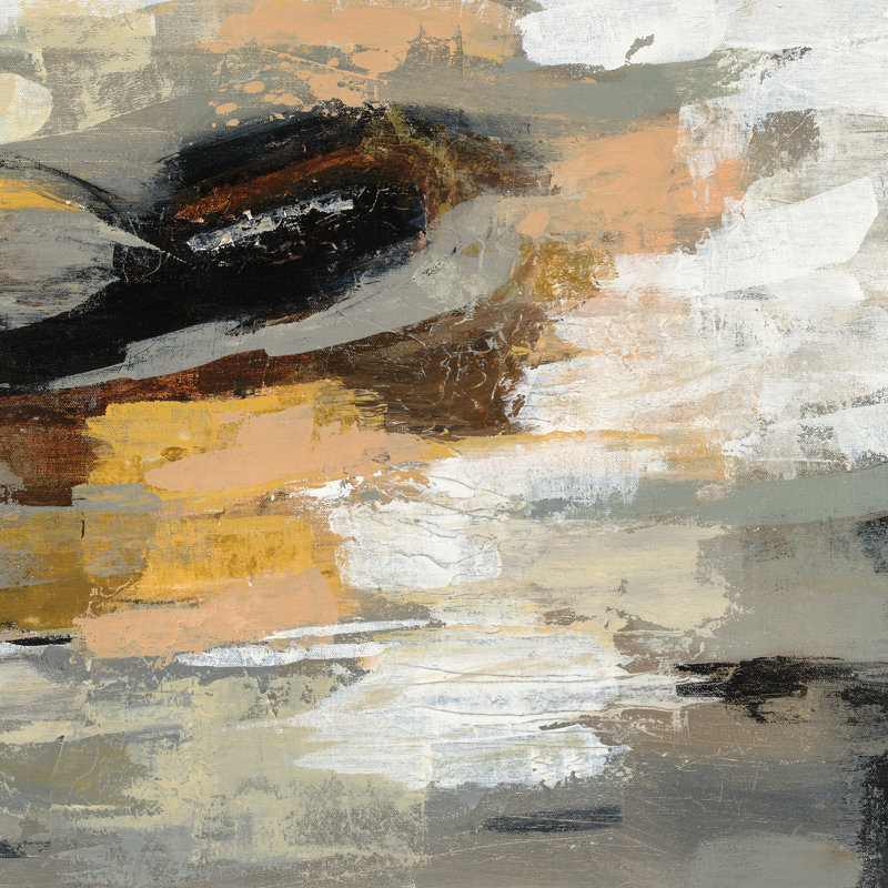 Neutral Abstract III by Silvia Vassileva - Wrapped Canvas Art Prints, 30cm H x 30cm W x 3.8cm D