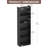 5 Tier Bookshelf, 20 Inches Wide Wooden Storage Shelves-1875796597