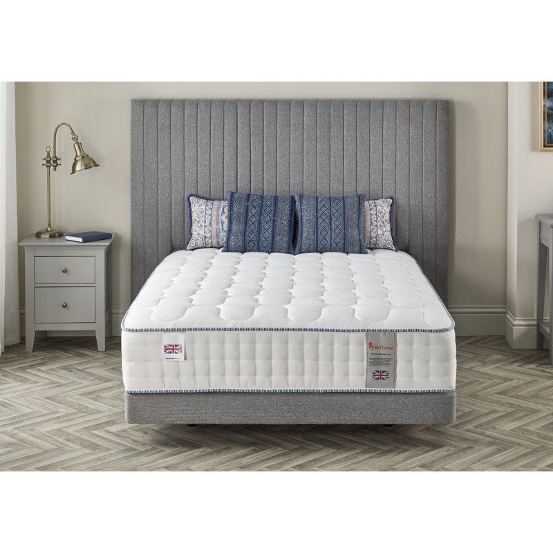 Sovereign Hybrid 5 Layer Pocket Spring Temprature Control Mattress Wool & Silk Filling, Single (3')