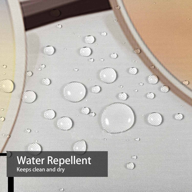 Rideau de douche imperméable avec 12 crochets GradientShades, L 72 po x l 84 po