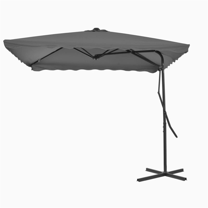 Jad 250cm Cantilever Parasol, Anthracite