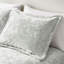 Twin/Twin Xl Comforter In Grey With Crushed Velvet And Warmth