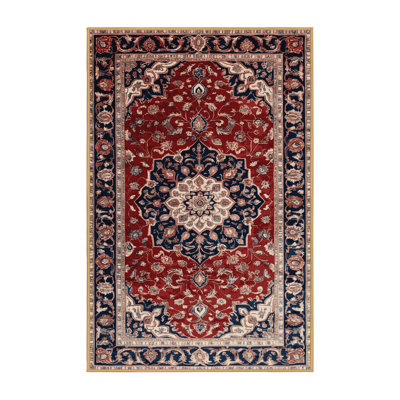 Machine Washable Persian Brown Area Rug