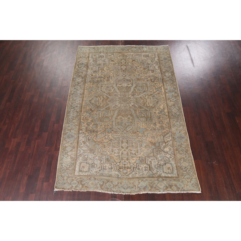 Tapis géométrique rétro 7 x 11