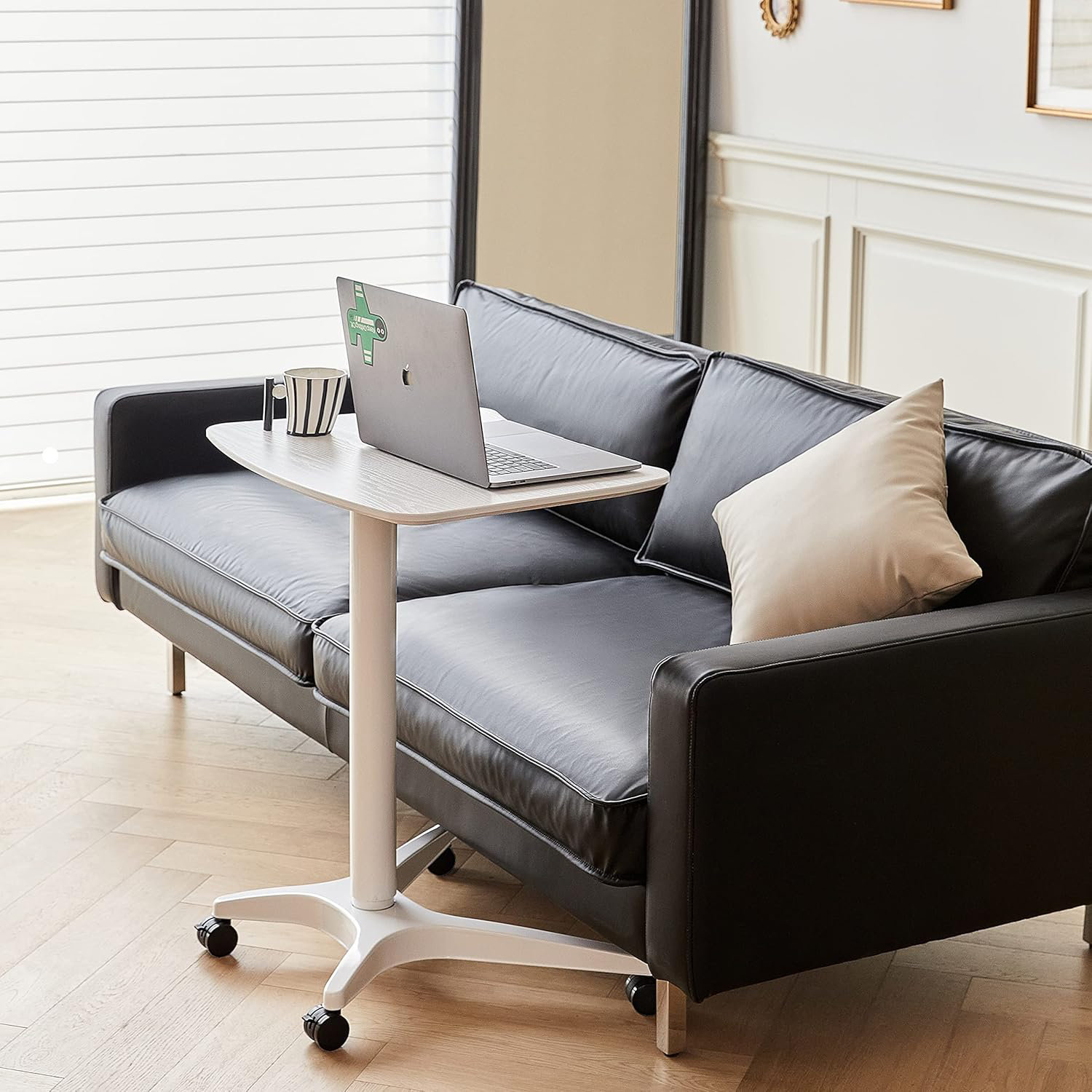 Builders Wholesale Flooring Adjustable Height Laptop Desk, Pneumatic ...